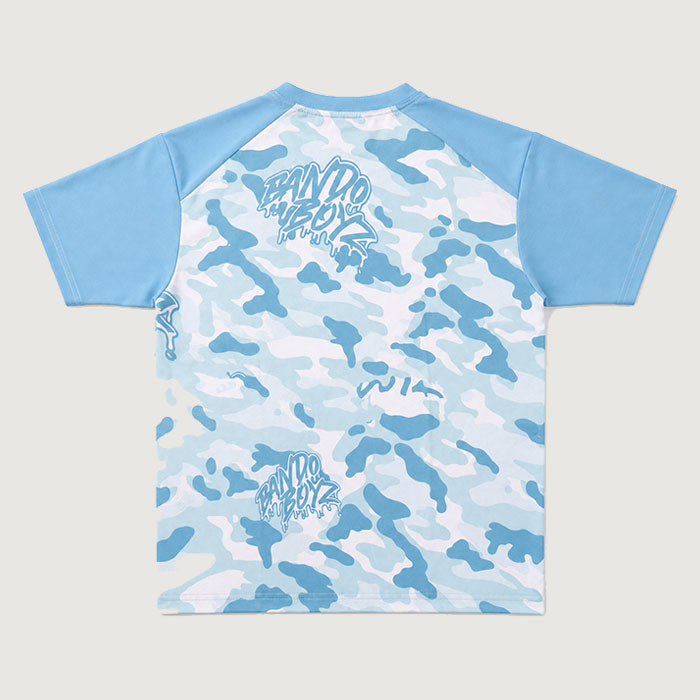 BLUE BANDO CAMOUFLAGE SWIM T-SHIRT