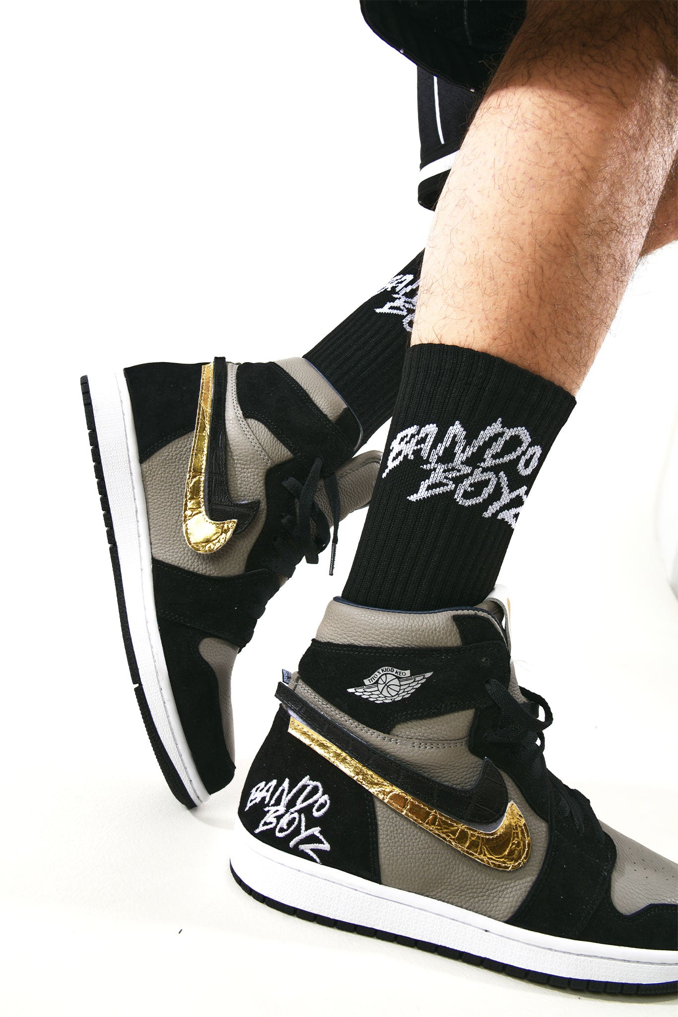 BANDO BOYZ BLACK SOCKS