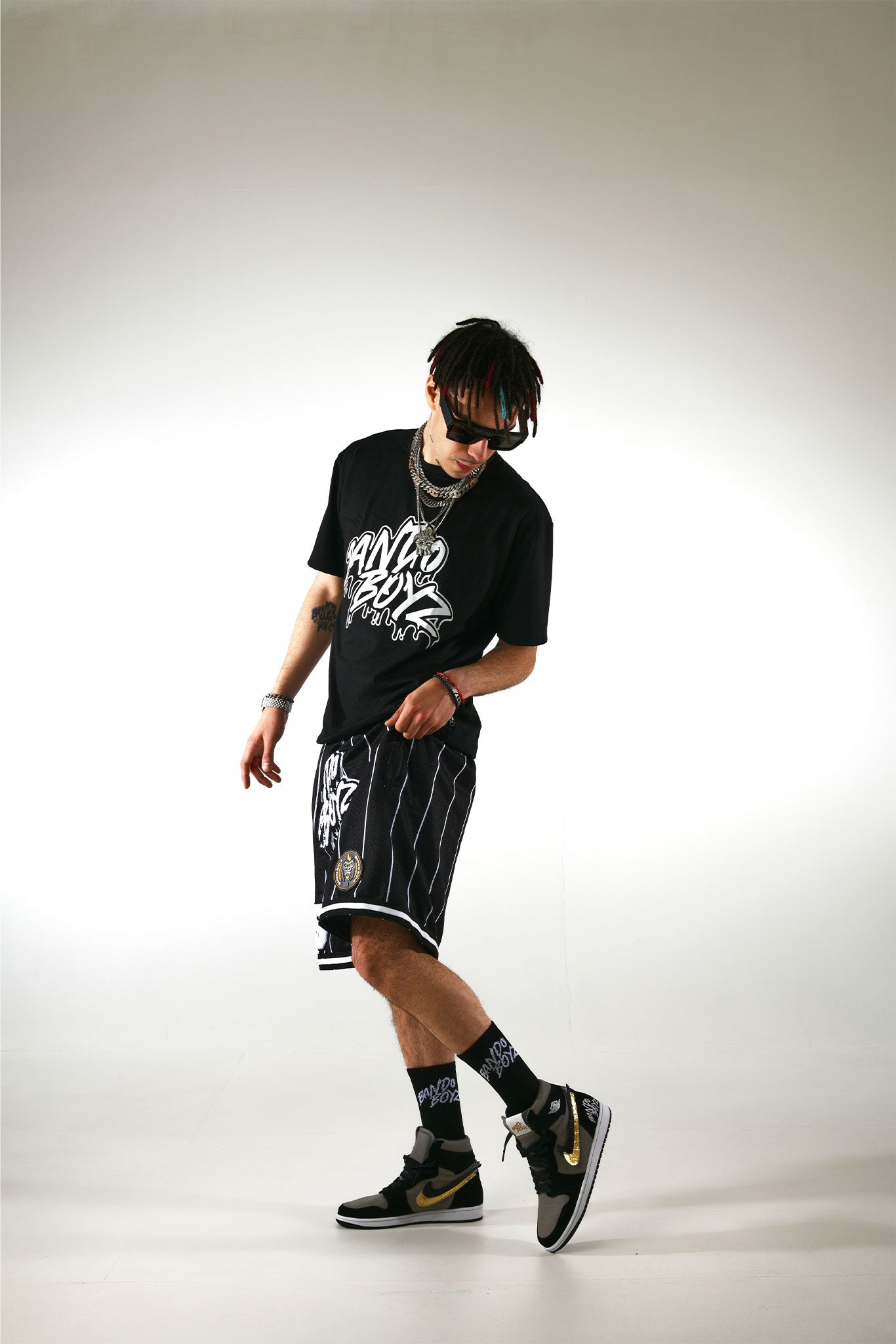 BANDO BOYZ BLACK SOCKS