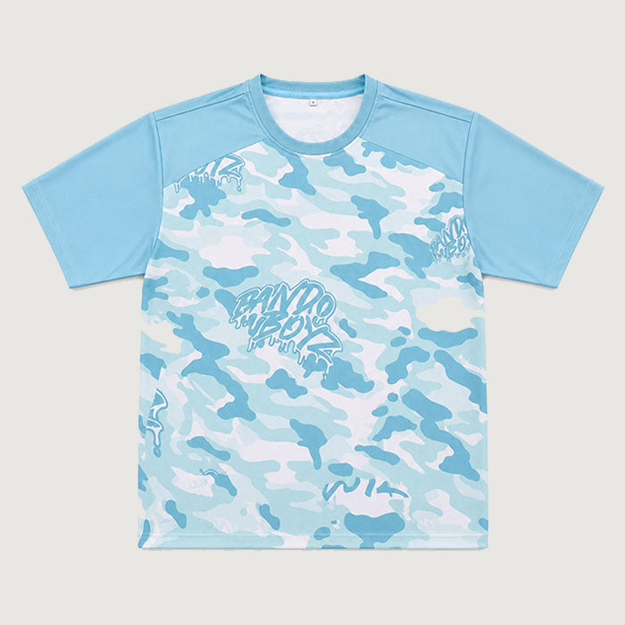 BLUE BANDO CAMOUFLAGE SWIM T-SHIRT