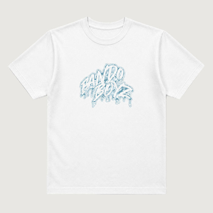 BLUE CAMOUFLAGE LOGO T-SHIRT